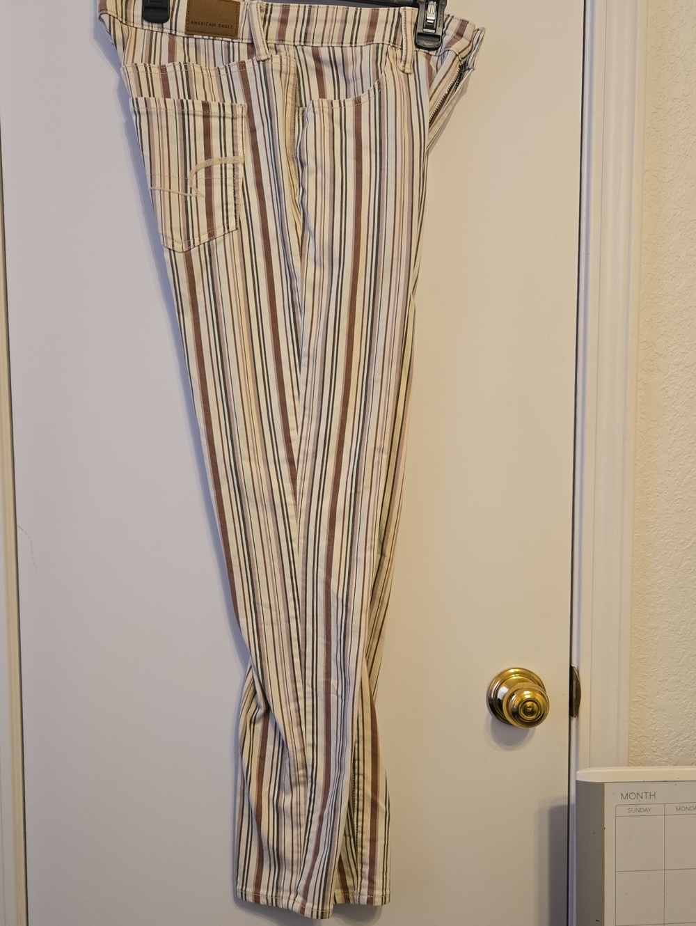 American Eagle Outfitters Striped Chinos in Multi Stripe